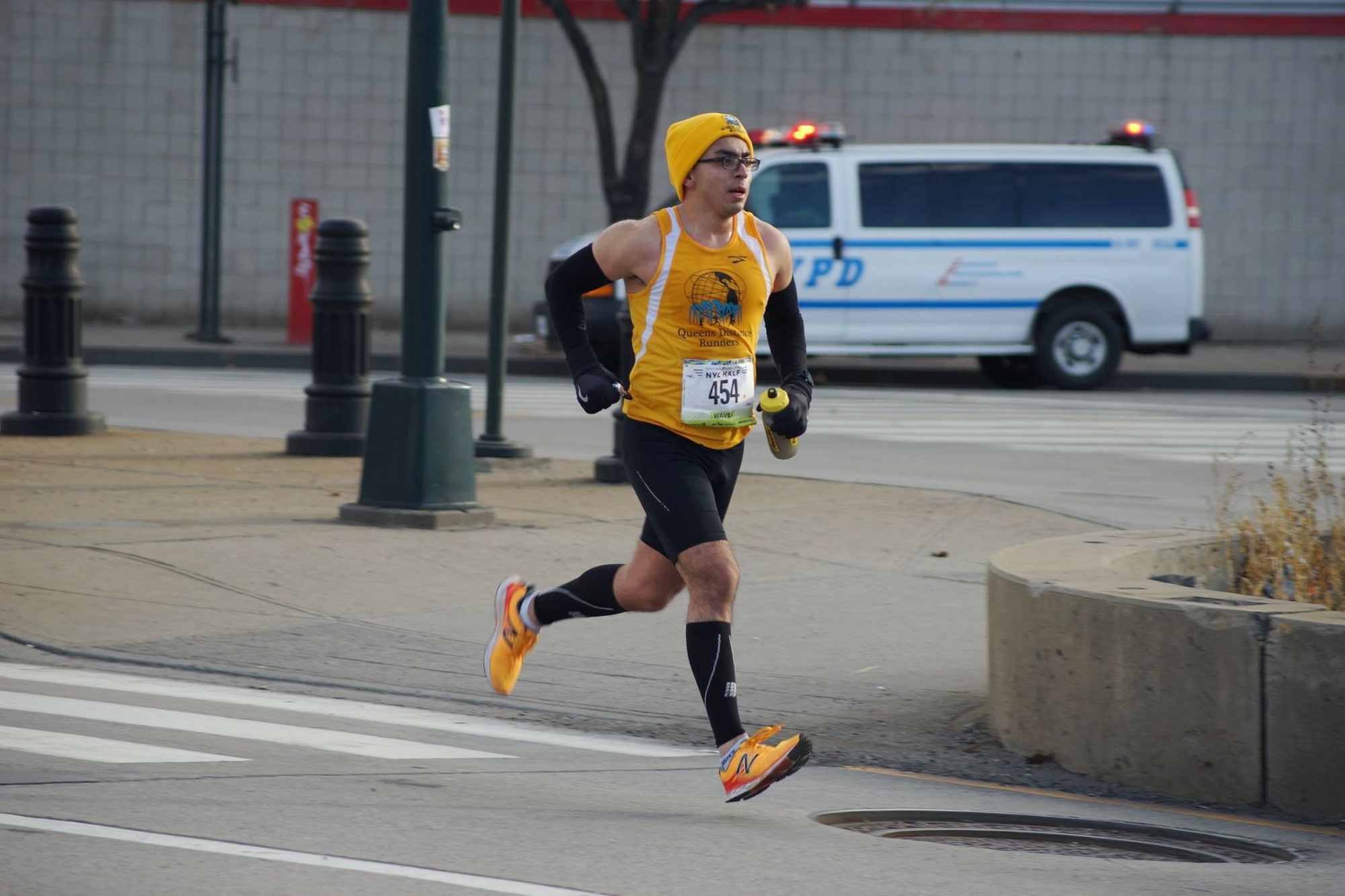 Running on the West Side Highway. Photo by Jared Mestre